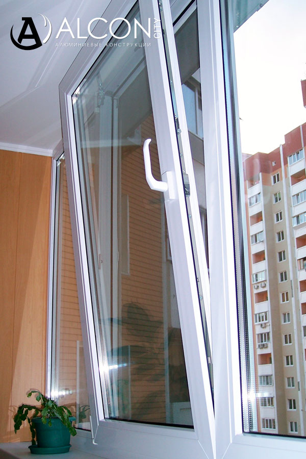Поворотно-откидные алюминиевые окна в Балашихе