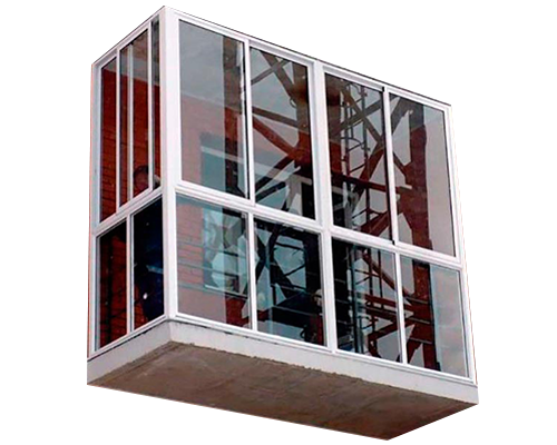Алюминиевое остекление балконов в Балашихе